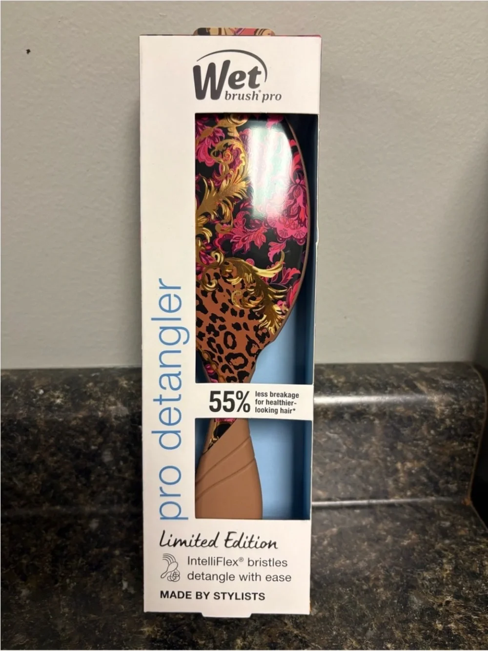 Detangler - Limited Edition Pink & Brown Pattern